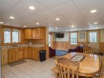 Lower level kitchen/dining